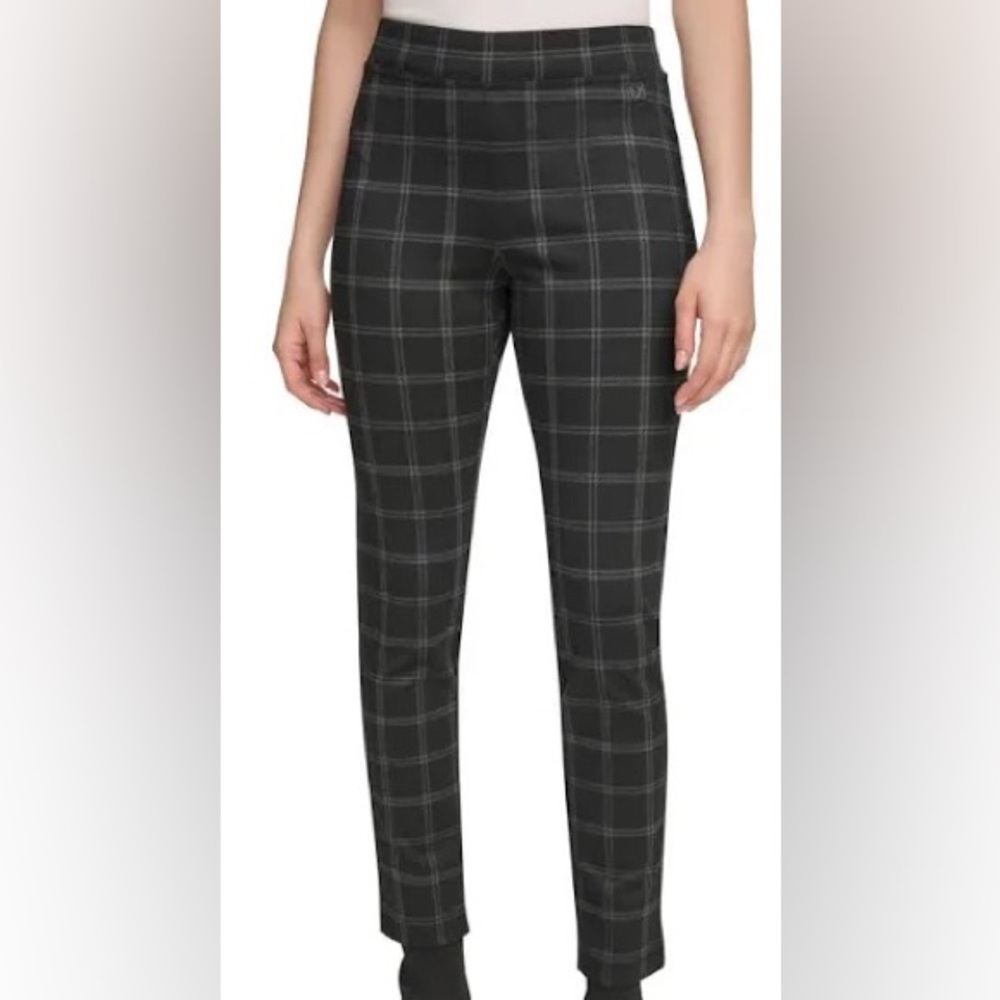 Cutest Black Plaid Pants NWOT